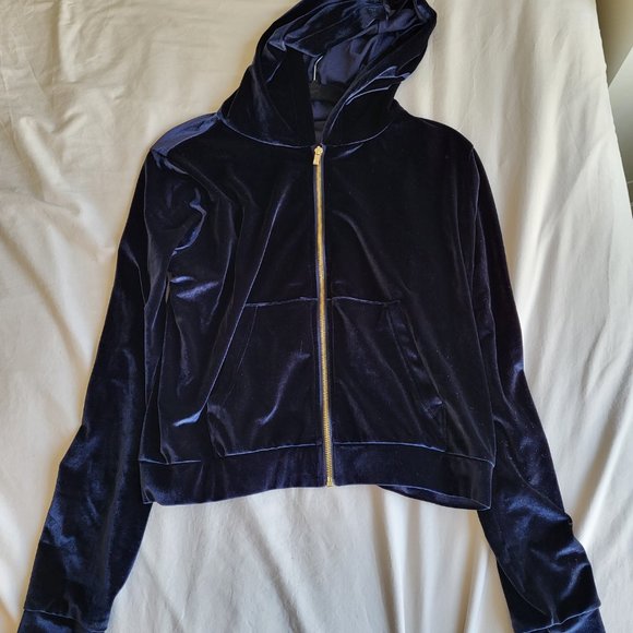 3-piece velour tracksuit in - BLUE - Picture 4 of 6